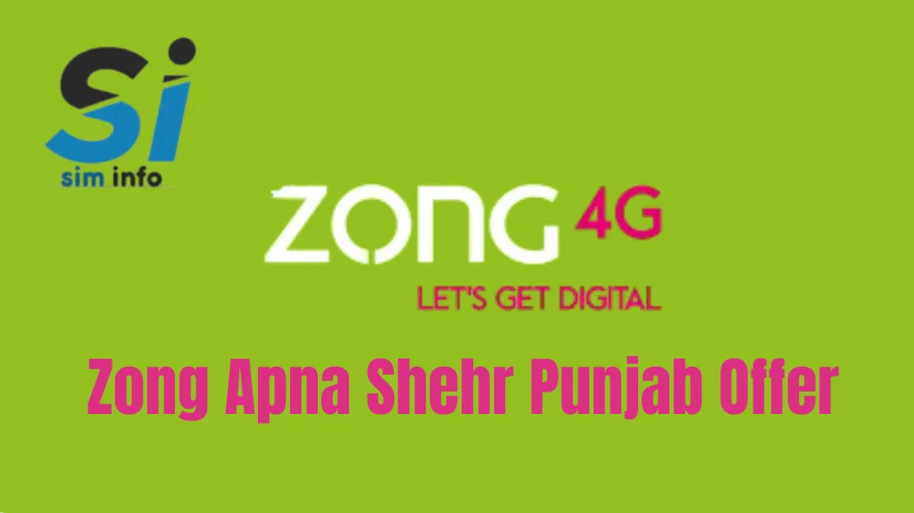 Zong Apna Shehr Punjab Offer